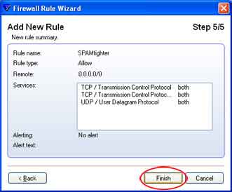 Configurar o Firewall de segurança de Internet F-Secure