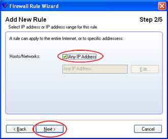 Configurar o Firewall de segurança de Internet F-Secure