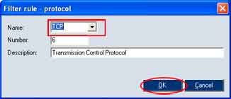 1. Start het Kerio Firewall engine programma. (klik met de rechter muisknop op het icoontje op de balk en kies "Configuration").