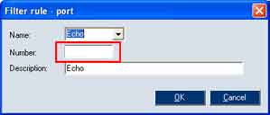 1. Start het Kerio Firewall engine programma. (klik met de rechter muisknop op het icoontje op de balk en kies "Configuration").
