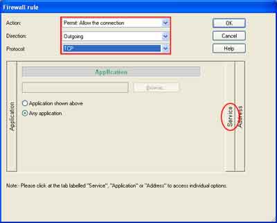 Configuring Norman Personal Firewall