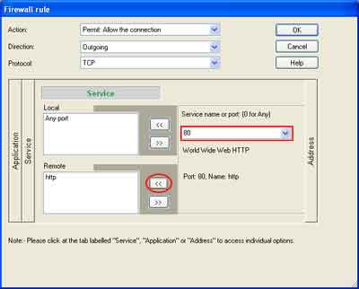 Configuring Norman Personal Firewall
