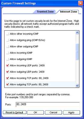 Sådan åbner du ZoneAlarm Firewall for SPAMfighter Serveren