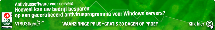 Probeer de volledige versie van VIRUSfighter Server 30 dagen gratis.