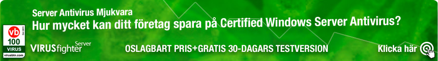 Prova VIRUSfighter Server gratis i 30 dagar