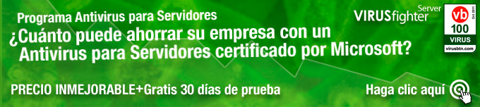 Consiga la versión completa de VIRUSfighter Server completamente GRATIS durante 30 días.