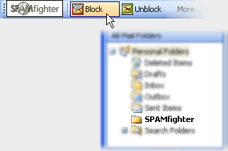 使用SPAMfighter阻止垃圾郵件