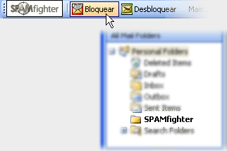 Bloqueie email com lixo com SPAMfighter