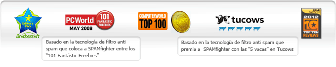 Bloquea el correo no deseado con SPAMfighter