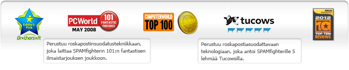 SPAMfighterin Exchange Anti Spam moduuli on helppokäyttöinen roskapostinvastainen ja viruksenvastainen ratkaisu Microsoft Exchange Palvelin 2000:lle 2003:lle ja 2007:lle