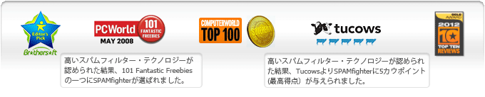 世界中のお店でご購入できるSPAMfighter社の製品とそのパッケージは、この画像のようになります