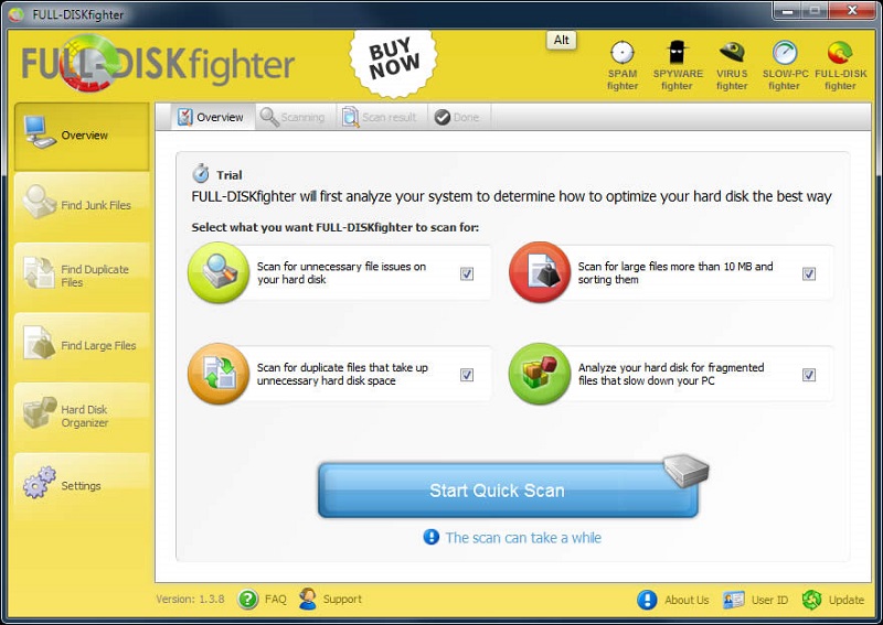 Click to view FULL-DISKfighter 1.5.15 screenshot