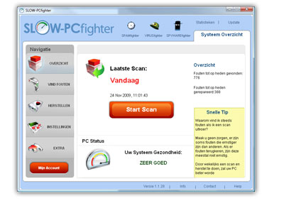 Ontvang een gratis scan van SLOW-PCfighter - de state-of-the-art pc versneller.