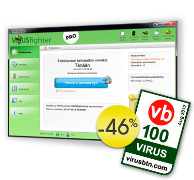 Nauti uudesta ja paremmasta VIRUSfighterin versiosta