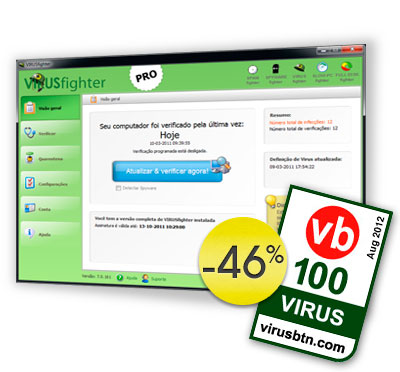 Aproveite a nova e ainda melhor versão de VIRUSfighter