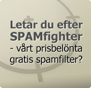 Letar du efter SPAMfighter - vårt prisbelönta gratis spamfilter?
