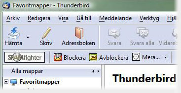 Gratis skräppostfilter för Mozilla Thunderbird