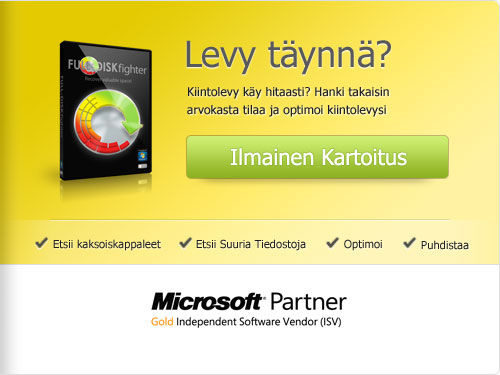 Kuinka helppoa on puhdistaa täynnä oleva levy FULL-DISKfighterilla? - 1-2-3 ongelma ratkaistu!