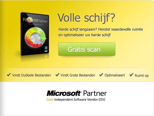 Hoe makkelijk is het om een volle schijf op te schonen met FULL-DISKfighter? -1-2-3 Probleem opgelost!