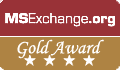 MSExchange.org Gold Award