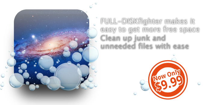 full disk, space, full hard disk, full-diskfighter, free scan, GB, low space
