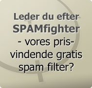 Indbakke fuld af spam? Gratis spam filter!