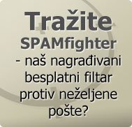 E-mailovi puni neželjene pošte? Besplatni filtar protiv neželjene pošte!