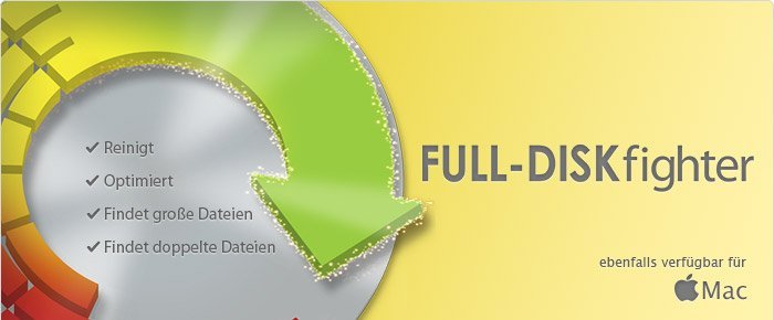 Wenig Platz auf der Festplatte? Gratis Scan!