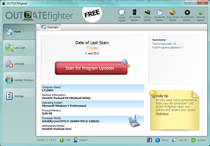 Free Software Update Monitor for Windows PC