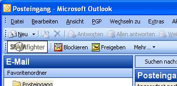 Outlook mit SPAMfighter