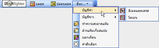 ขึ้นบัญชีดำ โดเมน และอีเมล์ต่างๆ