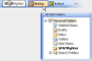 Blokker søppelpost med SPAMfighter