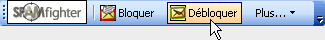 Spamfighter, unblock, spam, accept, filter, move, remove