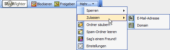 <strong>Absender oder Domains erlauben</strong>