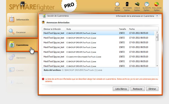 Spyware Blocker - SPYWAREfighter