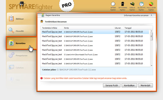 Spyware Blocker - SPYWAREfighter
