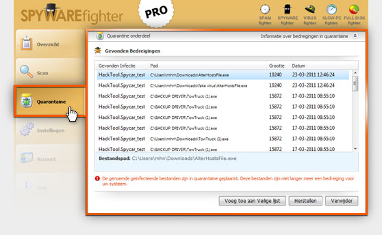 Spyware Blokker - SPYWAREfighter