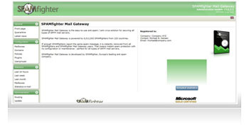 Schermate di SPAMfighter Mail Gateway (SMG) - SPAMfighter Mail Gateway si integra perfettamente con la struttura dell'email dell'azienda 