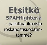 Sähköposti täynnä roskapostia? Ilmainen roskapostisuodatin!