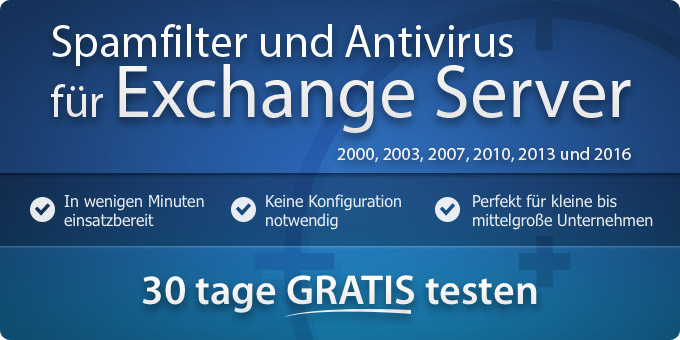 Sofortiger Schutz vor Spammails und Phishing