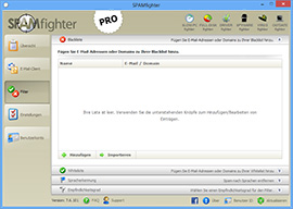 SPAMfighter ist komplett in Deutsch, einfach zu installieren und noch einfacher zu verwenden.