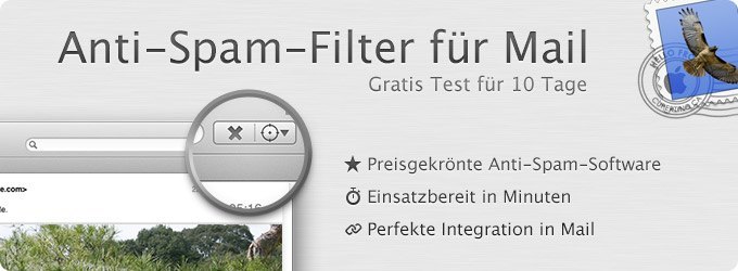 Mac Mail Spamfilter-Schutz