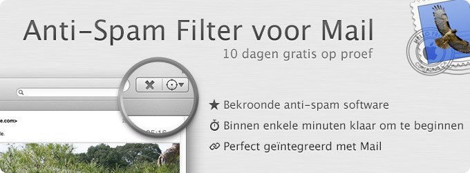 Mac Mail Spam filtering Bescherming